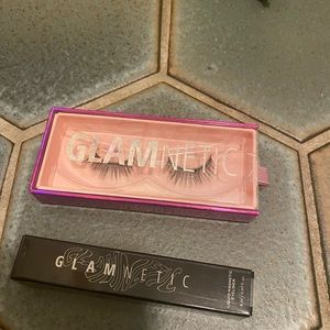 Glamnetic eyeliner and Virgo eye lashes